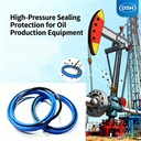DSH Oilfield PU Seals | 95 Shore Hardness | 5000 psi High Pressure Resistant | Drilling Rig Hydraulic Cylinders Actuators Seal