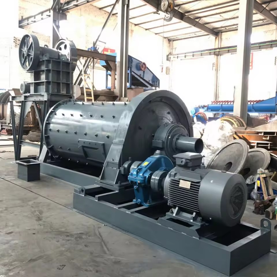 High Efficient AC Motor Gold Mining Portable Jaw Crusher with Ball Mill Hopper All-In-One Machine Rock Stone Mineral Processing