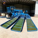 Gold Mining Equipment Low Maintenance Rotary Gold Trommel High Output Drum Screen River Sand Gold Mining Operation