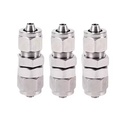 304 Stainless Steel Straight Air Hose Fitting Quick Twist PU Butt Board Connector Pneumatic Bulkhead Fittings Pipe fittings bulk