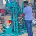 New Diesel Hydraulic Water Well Drilling Rigs 25 HP Rotary Rig with Max.200m Depth