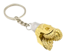 KING SML Custom 3D Oilfield Drill Bit Oil Keychain Zinc Alloy Miniature Tricone Bit Keychain Oil Rig for Souvenir Gift