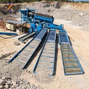 Professional Portable Gold Washing Trommel Stable Rotary Screening Equipment for Small Scale African Gold Mine