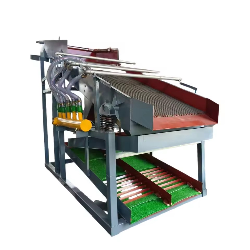 Portable Gold Panning Equipment, Alluvial Gold Recovery Machine, Popular Gold Washing Vibration Shaker Screen Complete Machine