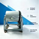 Lab Ball Mill Compact Small Scale Grinding Equipment Fitted with AC Motor and Robust Bearing Assembly