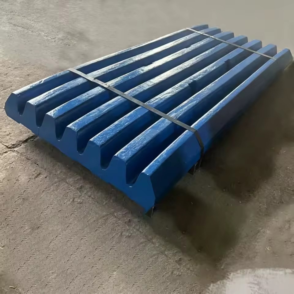 High Manganese Steel Casting Jaw Plate Replacement Parts for Crusher for Iron Ore Mining Quarry Stone