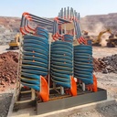 PLC Controlled High Rigidity Patented Mining Gravity Separation Machine Spiral Chute Separator for Mineral Sand Ore
