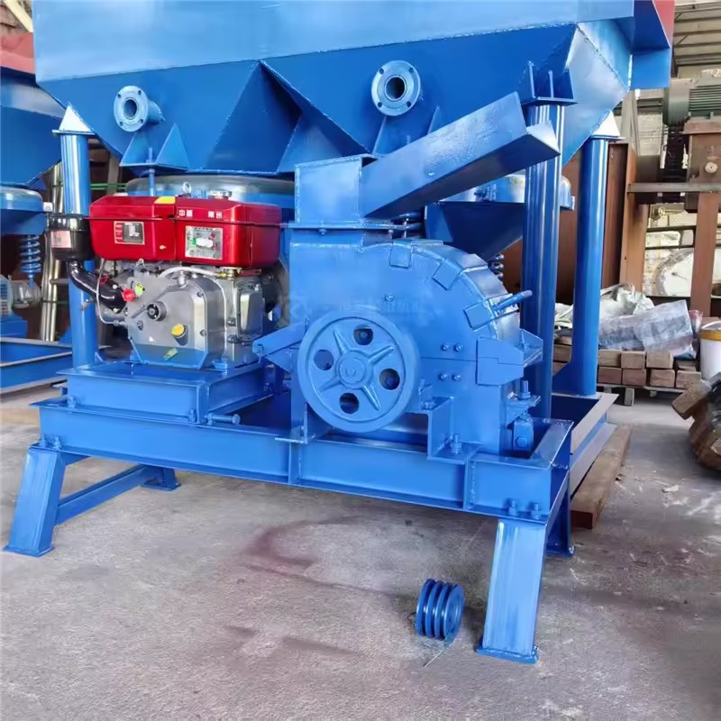 High Efficiency Diesel Engine Hammer Mill Crusher Machine 200*500 Small Stone Crusher for Sale