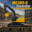 33 Ton 36 Ton 39 Ton Heavy Duty Excavator Hydraulic Excavator Machine for Construction Mining Earth Moving