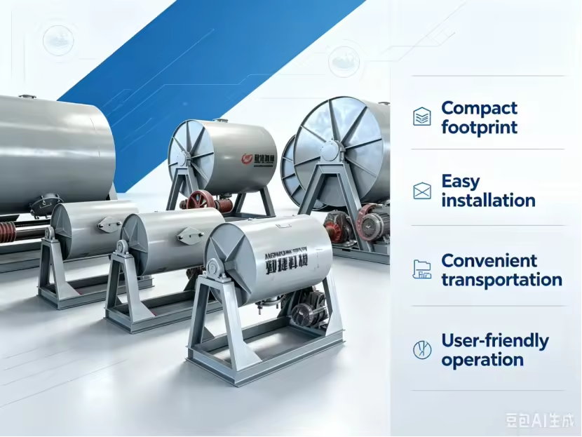 Lab Ball Mill | Small Capacity Grinding Mill, AC Motor, Bearing Structure, 1 Year Warranty