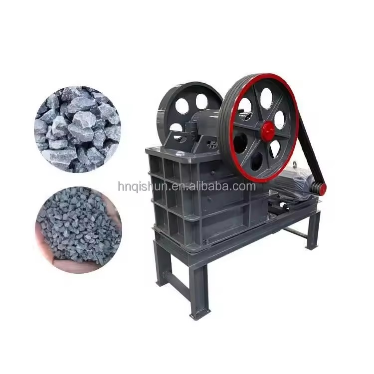 Jaw Crushers with AC Motor & Engine for Primary Crushing of Hard Aggregates Mining Gravel-High Efficiency 15-50t/h Capacity