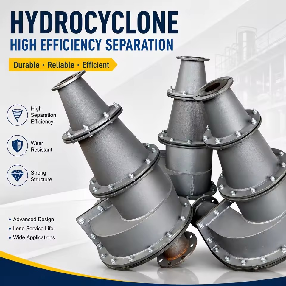 Mining Hydrocyclone Separator Mineral Processing Cyclone High Efficiency Classification Equipment