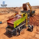 Mining Vibrating Screen for Africa, 80-100t/h Capacity, Wear-resistant and Durable for Stone, Sand and Mineral Grading