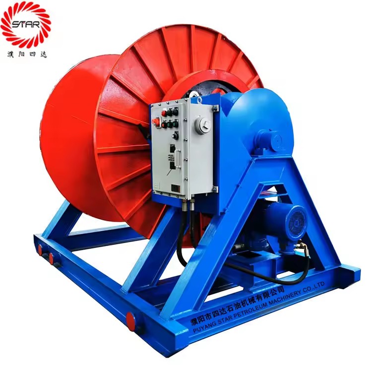Well Drilling Use Rewind Device From Crown and Traveling Block Steel Wire Rope Machine