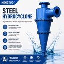 Mining Hydrocyclone Steel Cyclone Separator for Gold Ore Processing and Mineral Separation