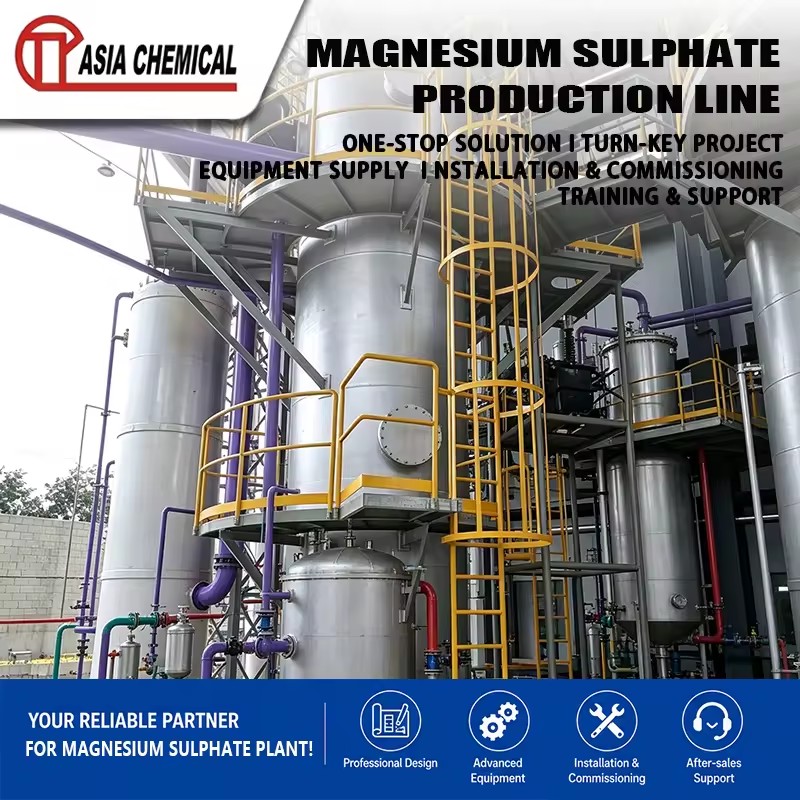 Energy Saving Magnesium Sulphate Crystallizing Plant Turnkey Chemical Production Line