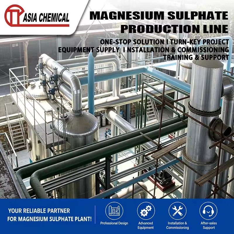 Large Scale Industrial Magnesium Sulphate Plant Evaporation Crystallization Production Line
