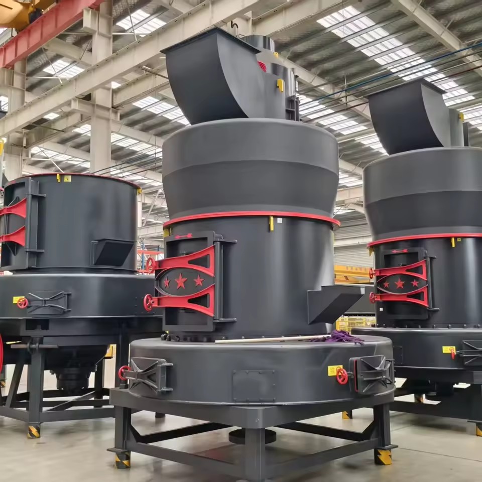 High Quality Raymond Machine 2.7-28t/h Capacity 0.25-0.038mm Output Mineral Ore Powder Grinding AC Motor Bearing