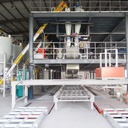 Fireproof Glass Mgo Board Production Line Fire-resistant Magnesium Oxide Wall Board Machinary Mgo Ceiling Board Making Machine