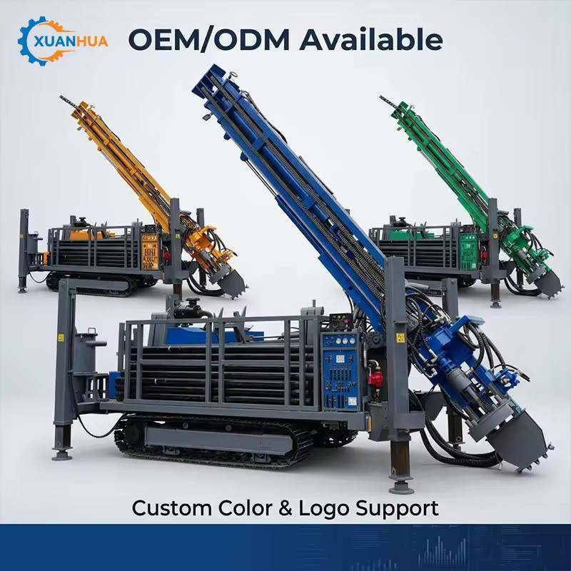 XHRC500 Hydraulic Automatic Feeding Drilling Rig Mining Tunnel Rock
