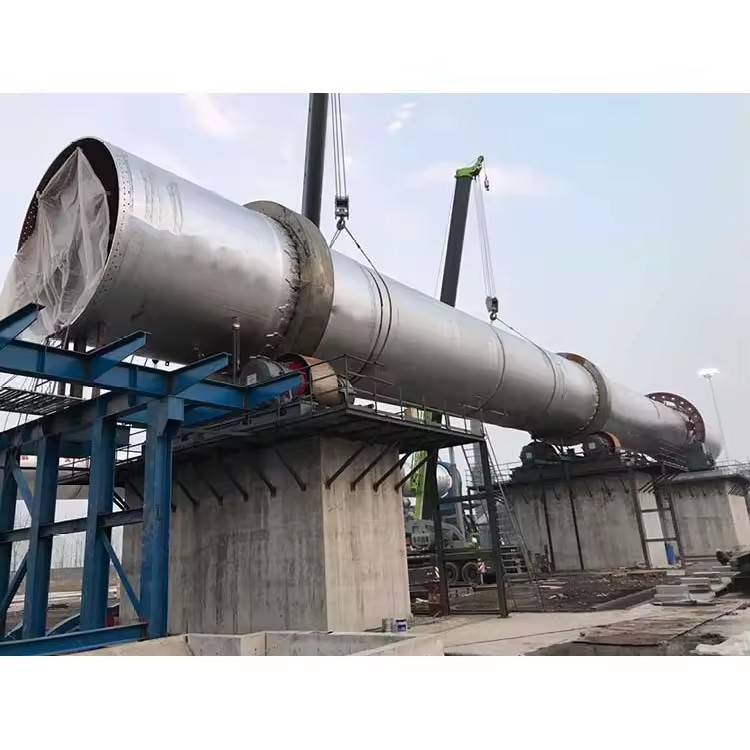 Rotary Kiln Furnace with Gearbox and Engine Protective Gas Magnesium Calcining Kiln Roller Bearing 300-10000 TPD Capacity
