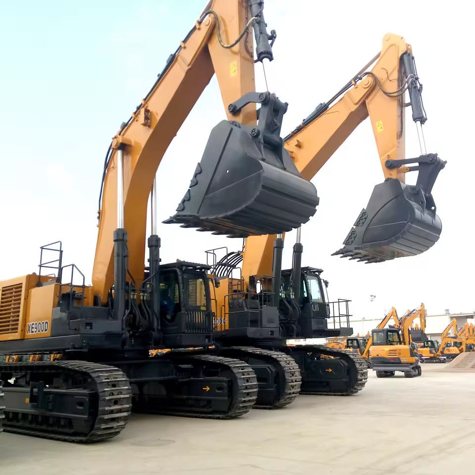 90Ton Mining Digger XE900D With Mature Negative Flow Hydraulic Control System Construction Machine