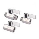 SS304 Stainless Steel Handle PN63 MINI Ball Valve 3/8" 3/4" 1/8" 1/4" 1/2" NPT Female Male Water Oil Gas 2 Way ISO9001 Certified