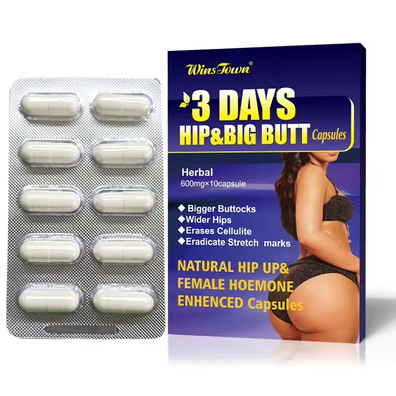 For Wins Town Black Maca Powder Capsules Adult Butt Beauty Enhancement Pills Big Butt Enlargement Supplements-Safe Pregnant