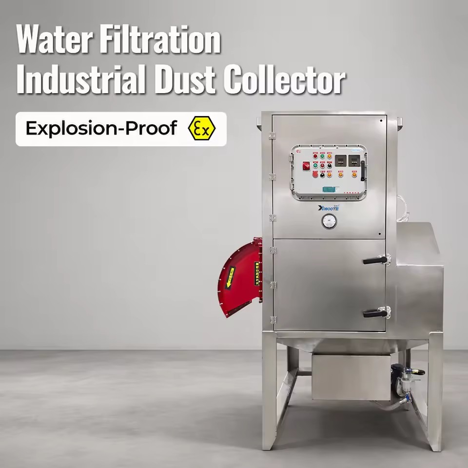 WET Filtration Explosion Proof Dust Collector for Combustible Metal Dust&chip of Aluminum,magnesium,stainless Steel&other Metals