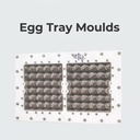 30 Cavity Egg Tray Moulds Aluminium Forming Molds PT02