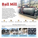 Industrial Ball Mill Grinding Machine for Various Ores Mineral Powder Processing Equipment