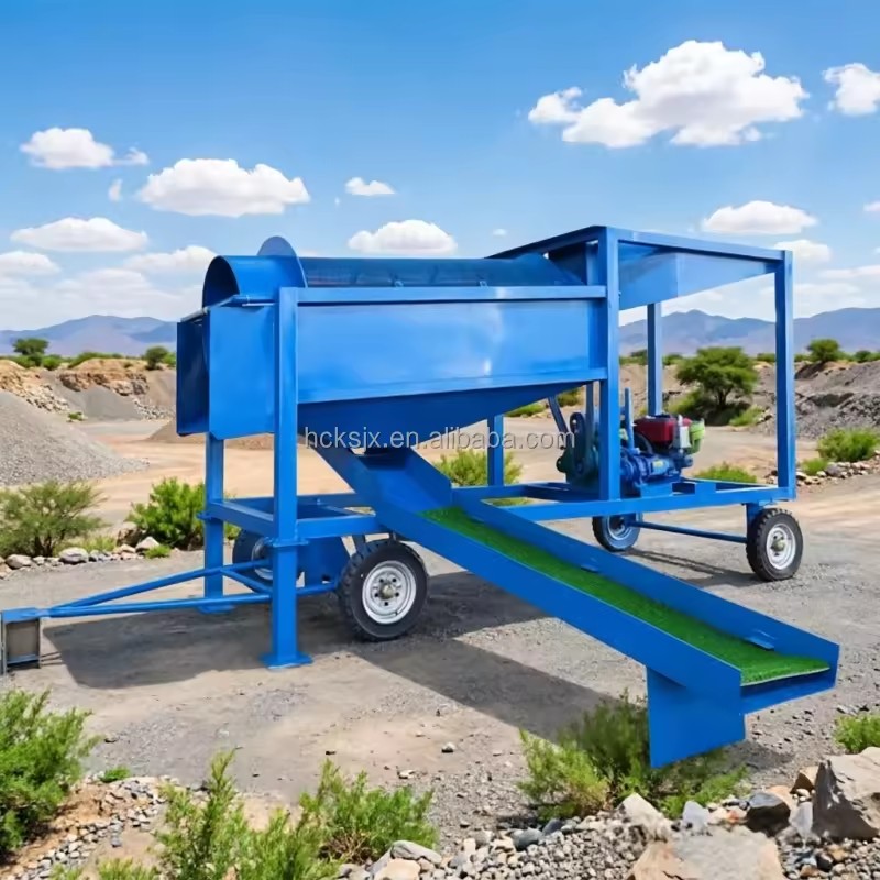 Mini Trommel Screen Gold Washing Plant Small Gold Mining Equipment