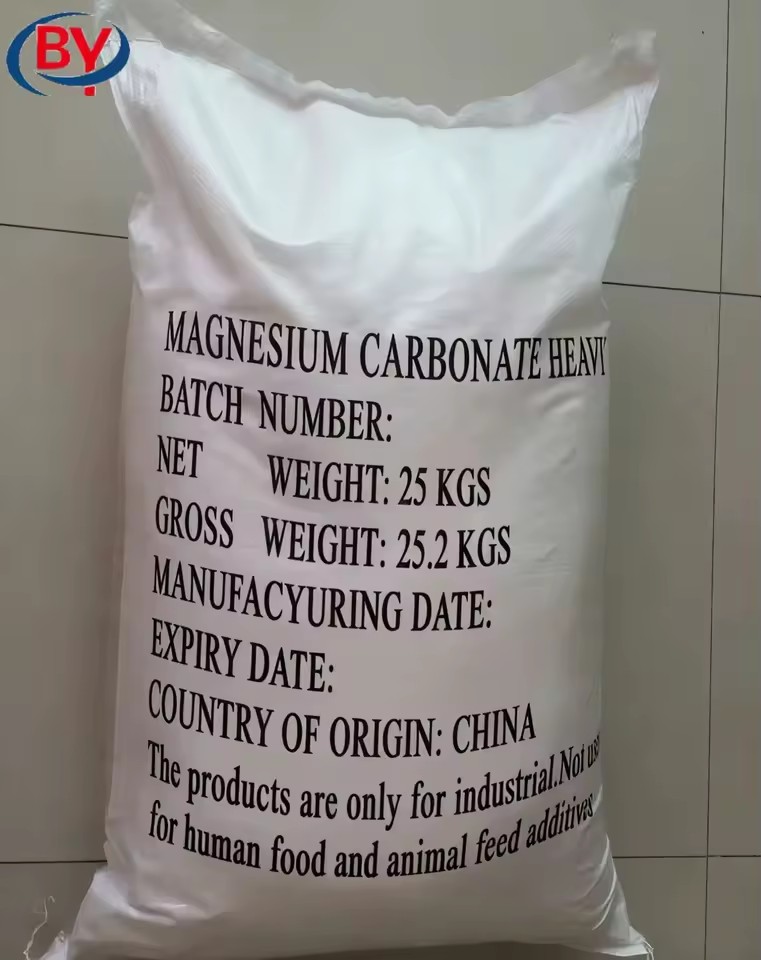 BOYU Food Grade Magnesium Carbonate Mgco3 CAS 546-93-0 High Purity Fireproof Material Gymnastics/Weightlifting Powder Safe Use