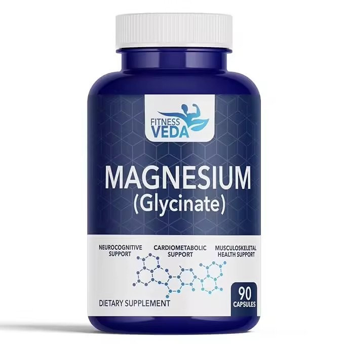 High Absorption Magnesium Glycinate Supplement with Gentle Formula for Daily Balance Relaxation and Overall Wellness Naturally