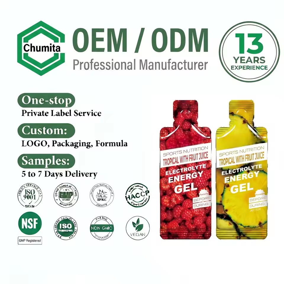 Adult Energy Gel Magnesium Electrolytes Isotonic Hydration Support Cramp Prevention Long Distance Running Marathon