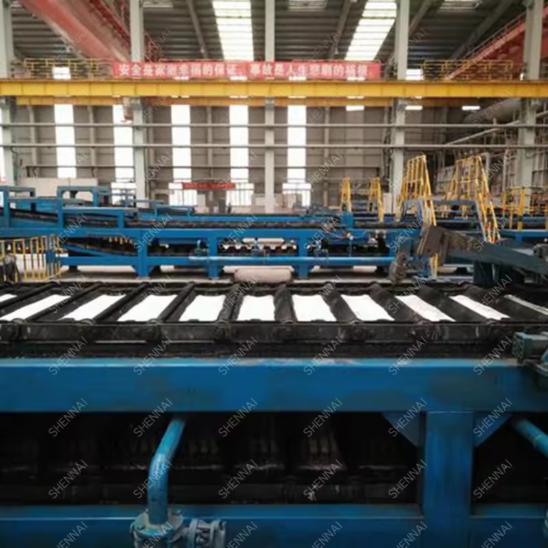 Aluminium Die Casting Machine Ingots Casting Machine 2.5T Per Day Aluminum Ingot Casting Line