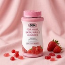 OEM ODM Biotin Gummies Hair Nails Skin Beauty Support Sugar Free Antioxidant Health Supplements Private Label