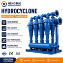 HENGTUO Mining Hydrocyclone Separator PU Ceramic Lined Hydro Cyclone for Mineral Processing Classification Equipment