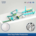 Fully Automatic Animal Manure Organic Fertilizer Production Line High Quality Double Roller Granulator 1-3T/H Oblate Spheroidal