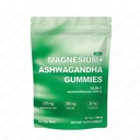 OEM Magnesium Gummies With Ashwagandha 10-in-1Magnesium Blend for Stress Relief Calm & Sleep Support 60 Count Dietary Supplement