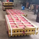 High Manganese Steel Casting Jaw Crusher Parts OEM Movable Jaw & Liner Plates for Coal Mining Rock Ore Wear Resistant