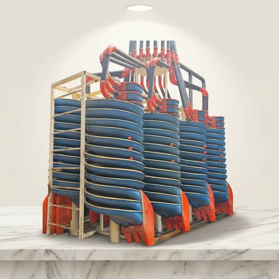 High Recovery Spiral Separator Machine for Gold Ore Mining Processing Plant Gravity Separation Equipment