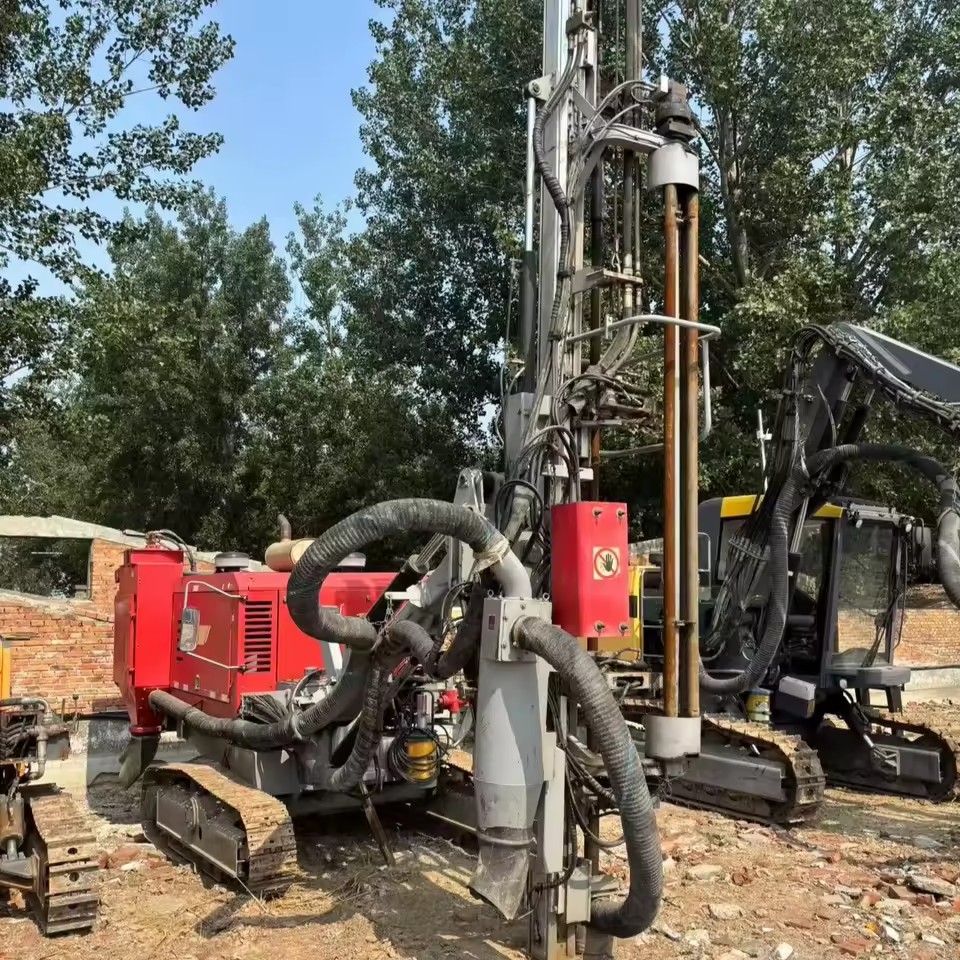 Used Integrated Down-the-Hole Drill Rig Equipment Mine Rock Drilling Machine for DTH Drilling and Quarry Blasting