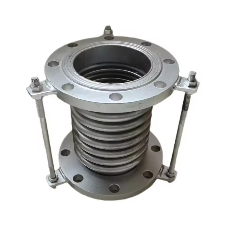 High Quality Reinforced Steam Corrugated Flange Stainless Steel Metal Bellows Compensator Rubber Expansion Joints Painting Low
