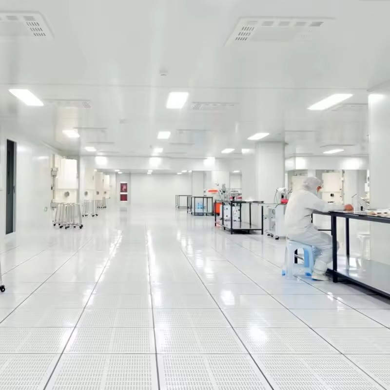 Modular Cleanroom for LED Electronic Production Line With HEPA Air Filtration System