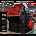 Vertical Shaft Impact Crusher Machine for Quartz Sand Gravel Making High Efficiency Stone Shaping