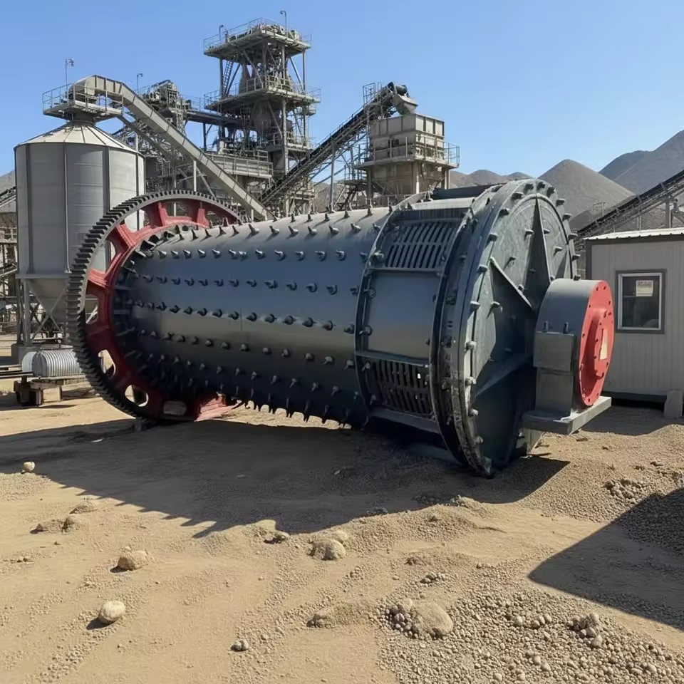 Efficient Large-scale Ball Mill Gold Ore Mining Machine 6-25t/h Capacity Easy Operate Equipped Motor Bearings