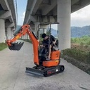 Antspower 2026 Factory Direct Sales Mini Excavator 1.2 Tons Small Mining Excavator Multifunctional Micro diesel Bagging Machine
