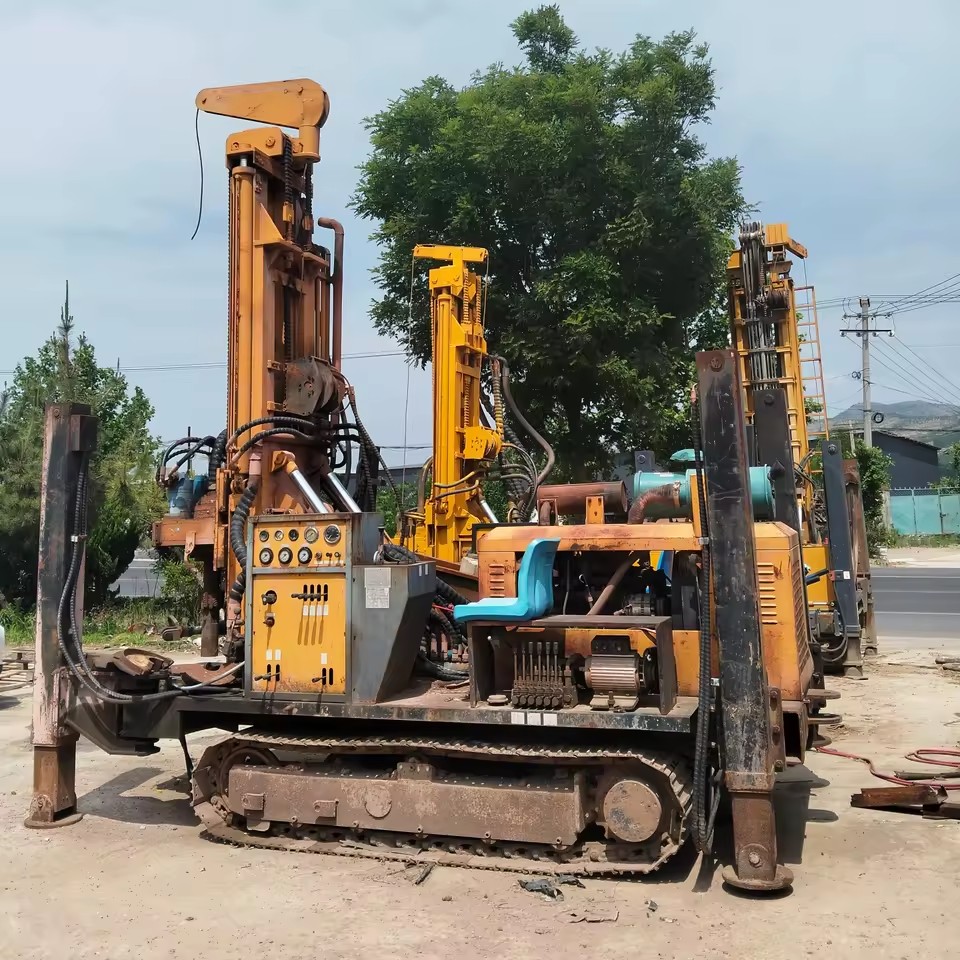 Second Hand Hydraulic Water Well Drilling Rig 100m-800m Mine Rock Drilling Rig