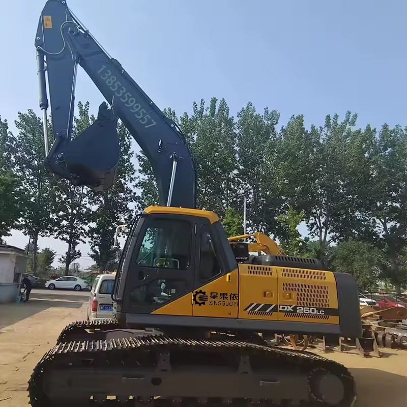XGY DX Series DX260LC-MH Heavy Duty 360 Crawler Excavator Multiple Purpose Hydraulic Digger for Mining Rock Breaking & Digging